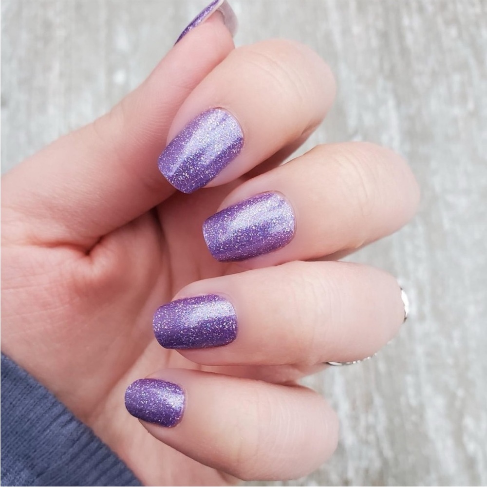 *Retired* Color Street: Glitter Days Ahead | Purple Sparkle Party Amethyst